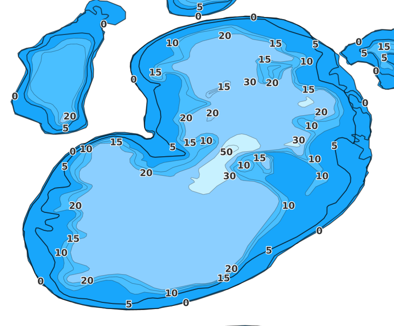 Muskrat Lake - Fishing Points