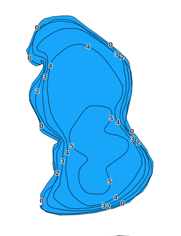 North Silver Lake - Fishing Points