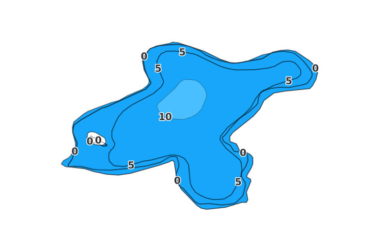 Overson Lake - Fishing Points