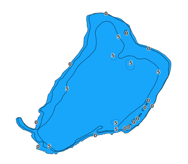 Reshanau Lake - Fishing Points