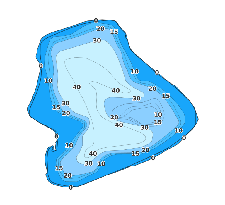 Sanborn Lake - Fishing Points