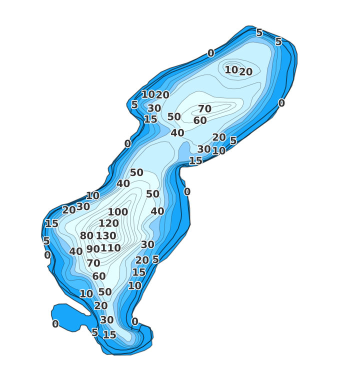 Six Lake - Fishing Points