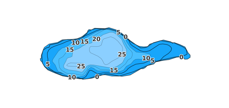 Snowshoe Lake - Fishing Points