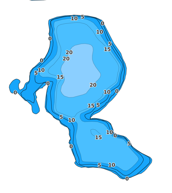 South Silver Lake - Fishing Points