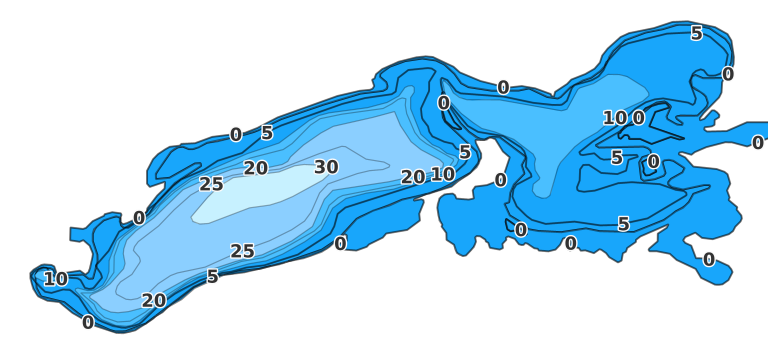 South Turtle Lake - Fishing Points
