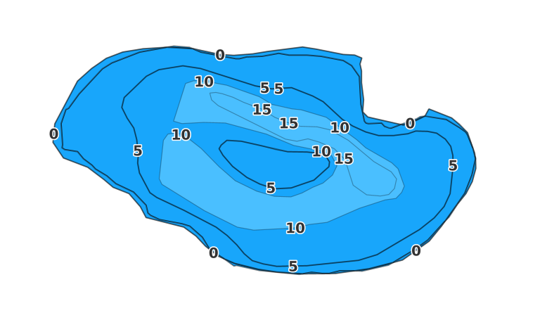 Staring Lake - Fishing Points