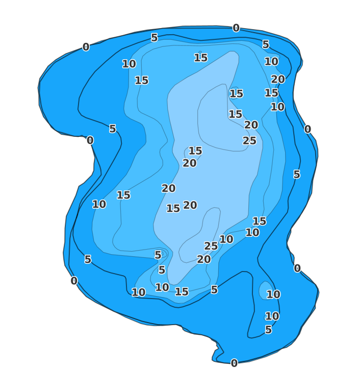 Turtle Lake - Fishing Points