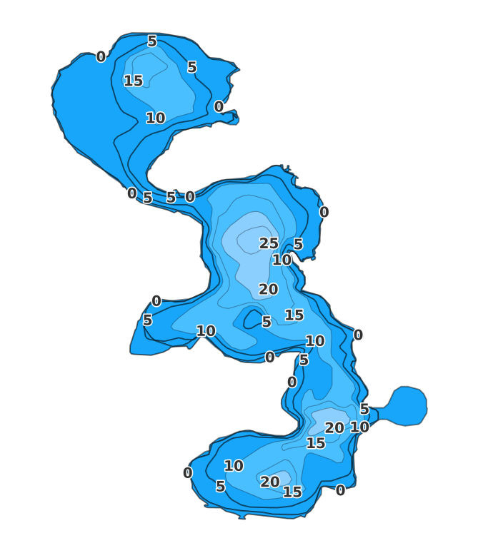 Vanduse Lake - Fishing Points
