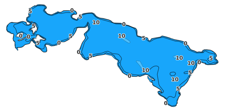 Wolf Lake - Fishing Points