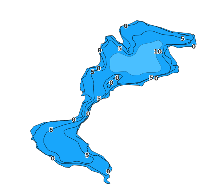 Wonder Lake - Fishing Points