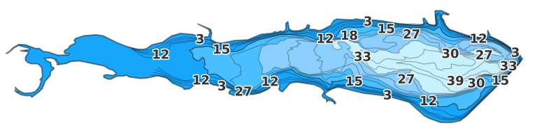 Box Butte Reservoir coverage - Fishing Points