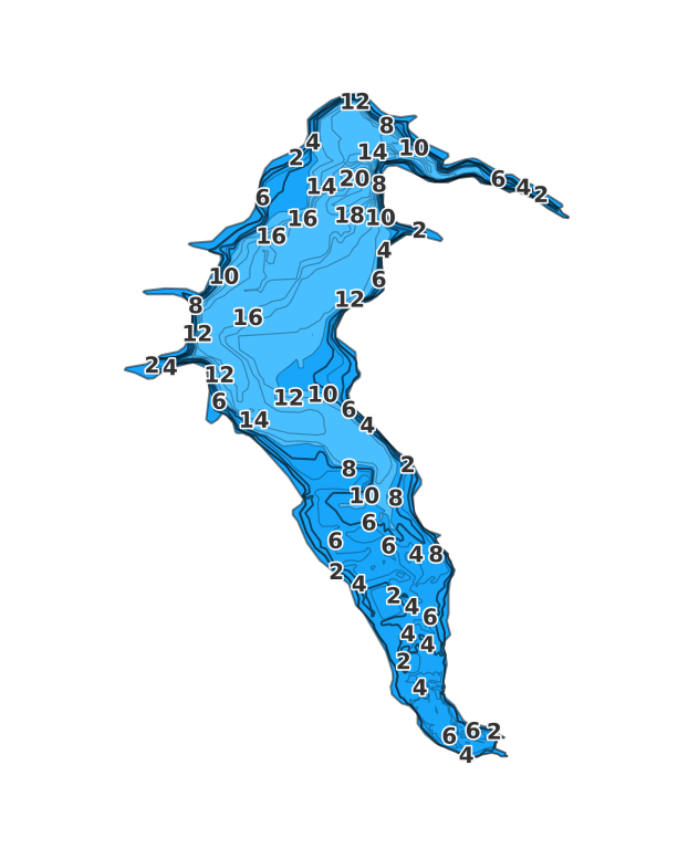 Grove Lake coverage - Fishing Points