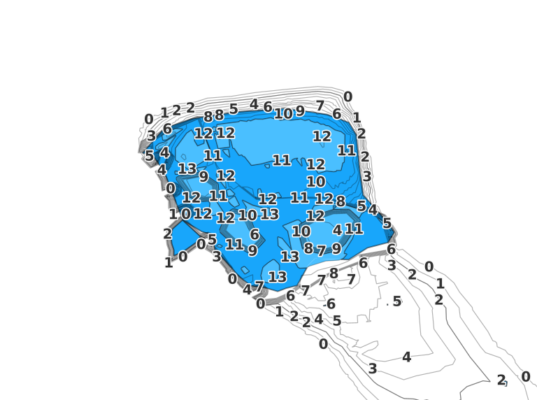 Hedgefield Reservoir coverage - Fishing Points