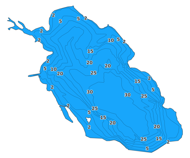 Johnson Lake coverage - Fishing Points