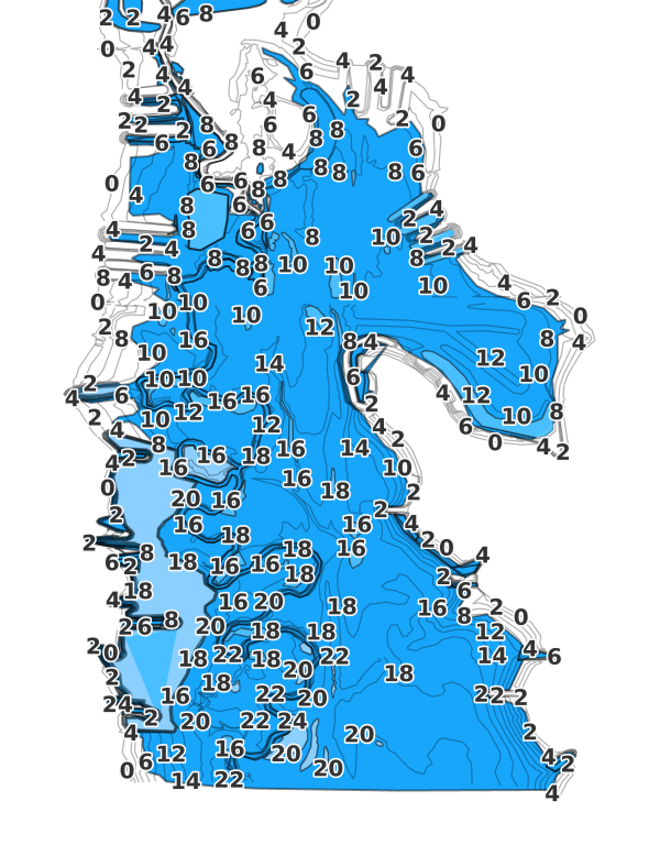 Lake Wanahoo coverage - Fishing Points