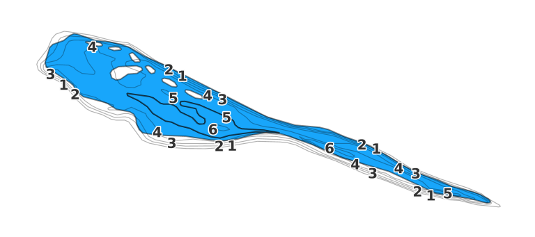 Long Lake coverage - Fishing Points