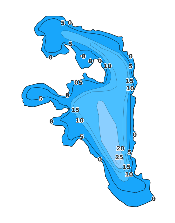 Baboosic Lake coverage - Fishing Points