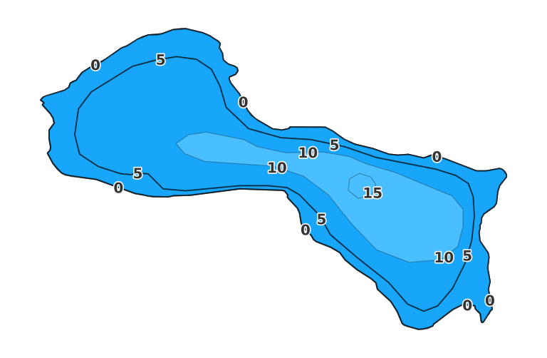 Back Lake coverage - Fishing Points