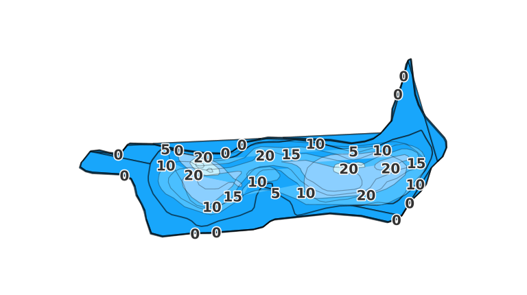 Bagley Pond coverage - Fishing Points