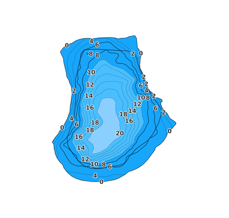 Bailey Pond coverage - Fishing Points