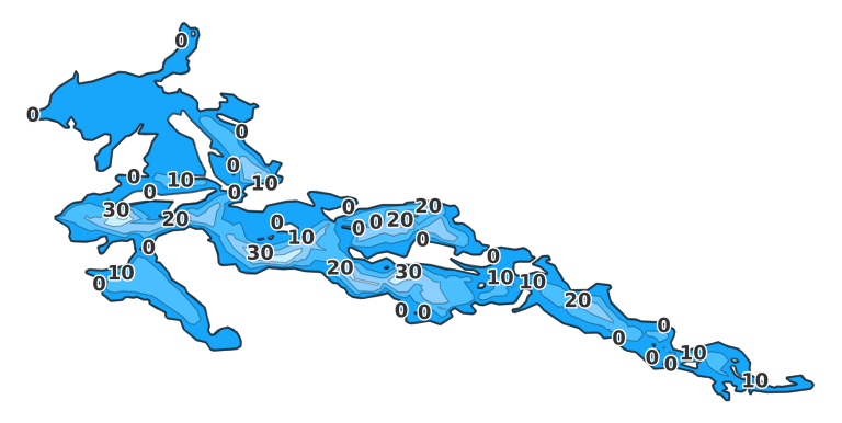 Balch Pond coverage - Fishing Points