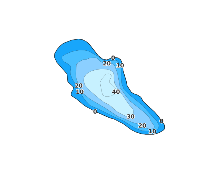 Barbadoes Pond coverage - Fishing Points