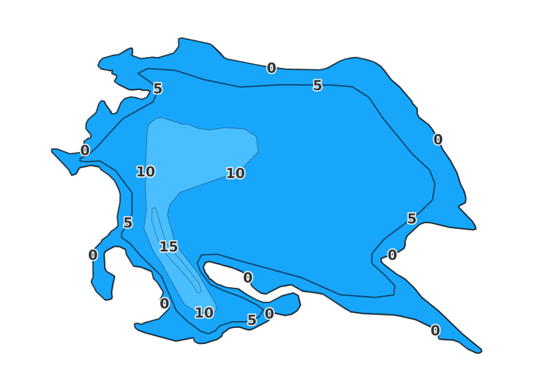 Baxter Lake coverage - Fishing Points
