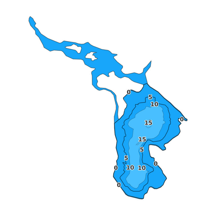 Berry Pond coverage - Fishing Points