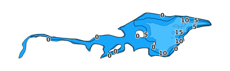 Black Pond coverage - Fishing Points