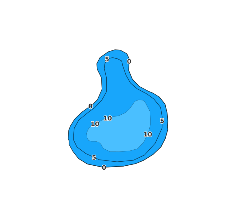 Blake Pond coverage - Fishing Points