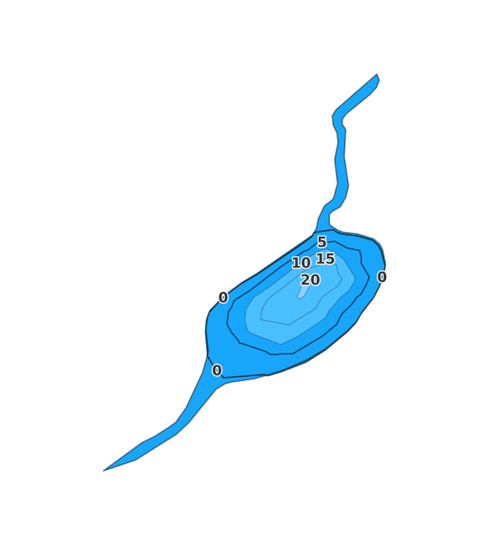 Blood Pond coverage - Fishing Points