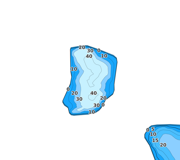 Blue Pond coverage - Fishing Points