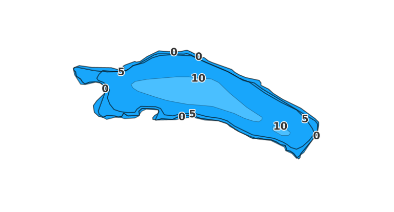 Boundary Pond coverage - Fishing Points