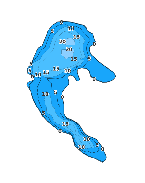 Elbow Pond - Fishing Points