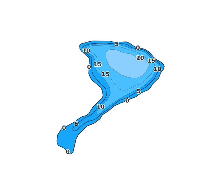 Ledge Pond - Fishing Points