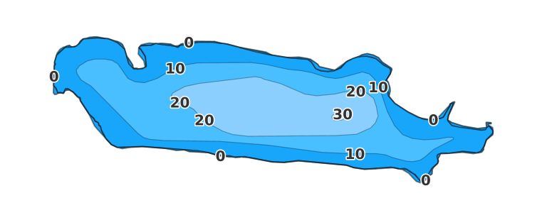 Martin Meadow Pond - Fishing Points