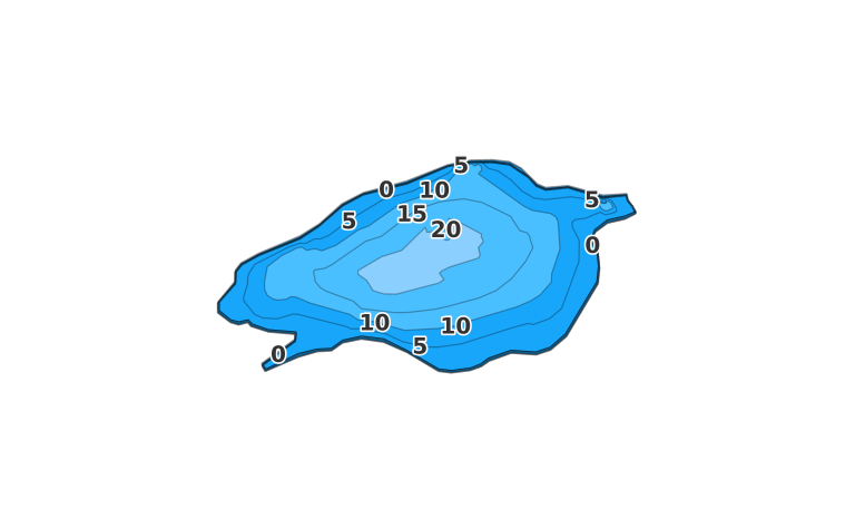Rainbow Lake - Fishing Points