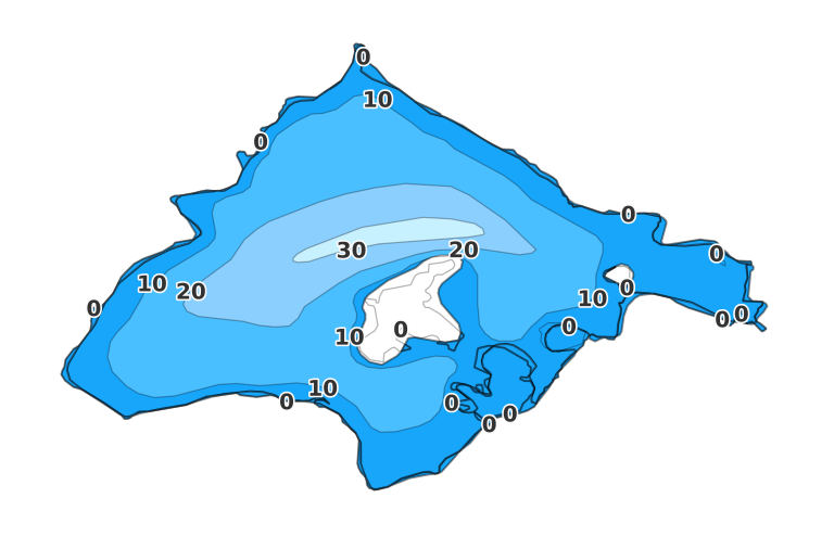 White Oak Pond - Fishing Points