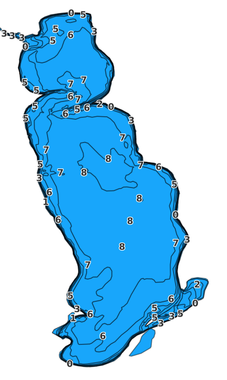 Beaver Lake coverage - Fishing Points