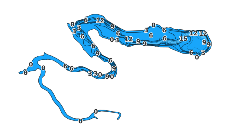 Braddock Dam coverage - Fishing Points