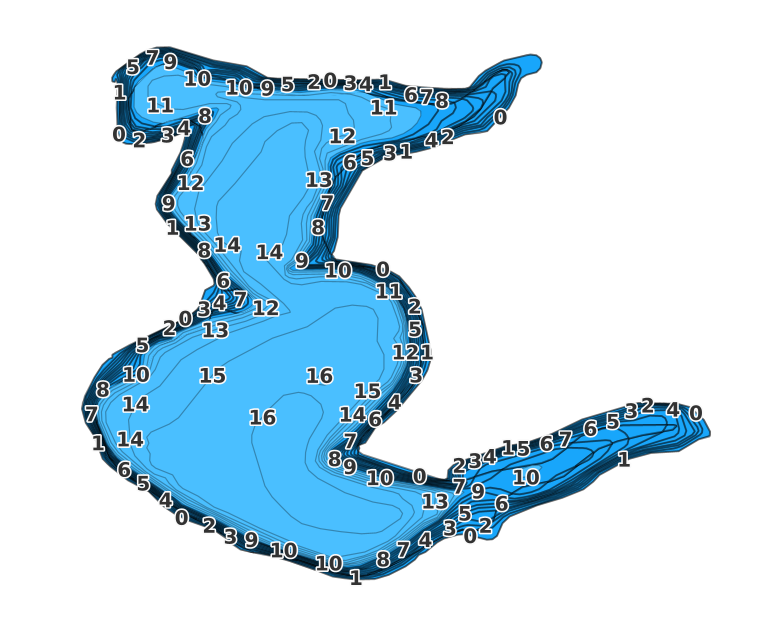 Clearwater Lake coverage - Fishing Points