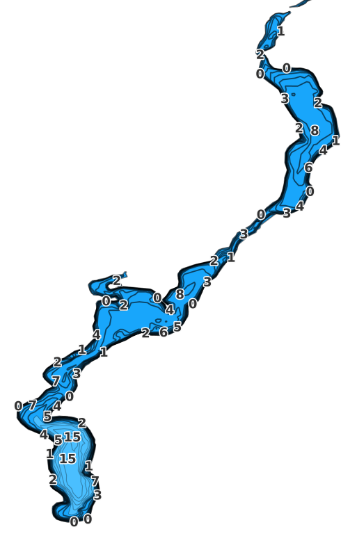 Crooked Lake coverage - Fishing Points