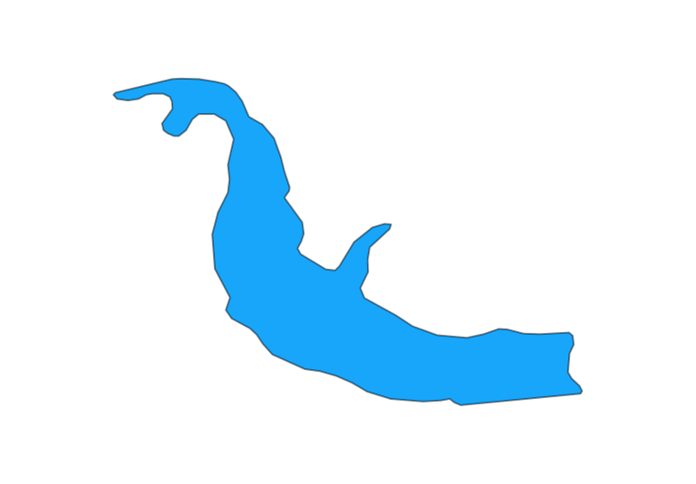 Crown Butte Lake coverage - Fishing Points