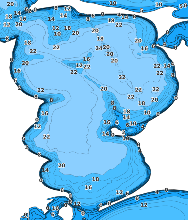 Dry Lake coverage - Fishing Points