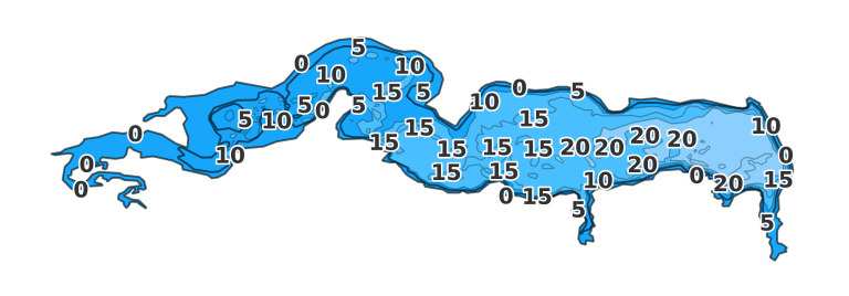 Fordville Dam coverage - Fishing Points