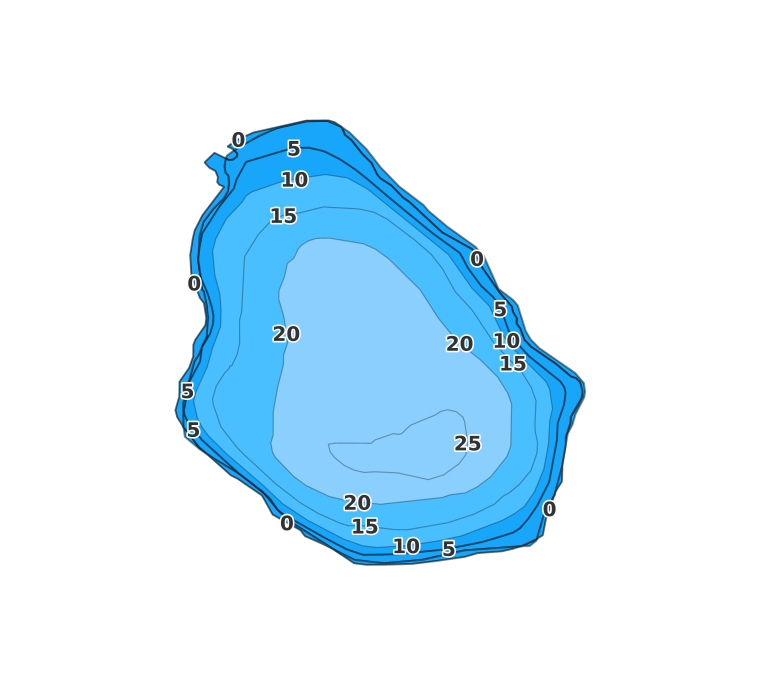 Hooker Lake - Fishing Points