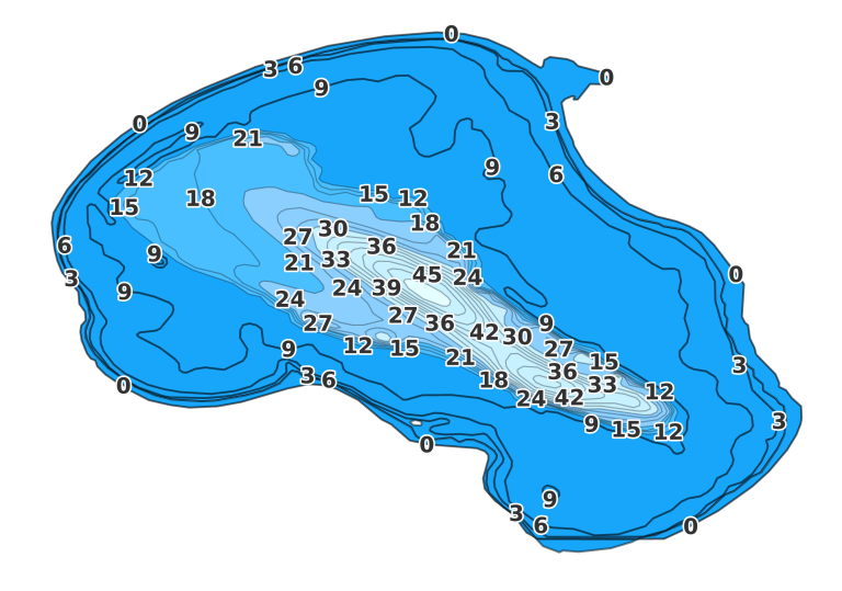 Round Lake - Fishing Points