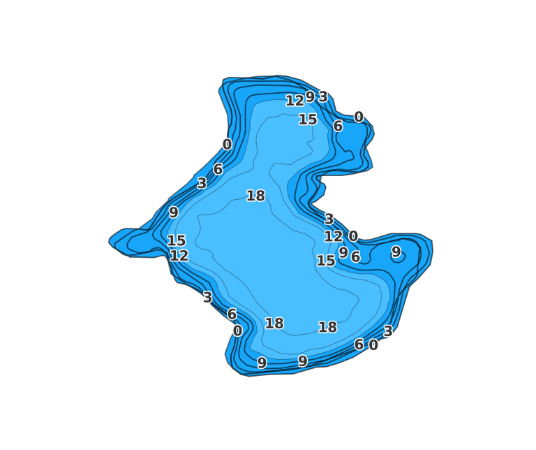 Strawberry Lake - Fishing Points