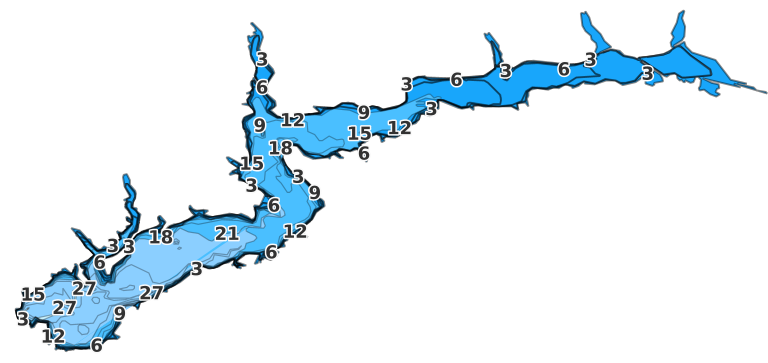 Atwood Lake coverage - Fishing Points
