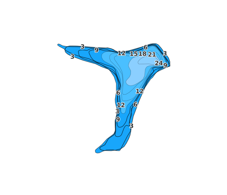 Barnesville Lake coverage - Fishing Points